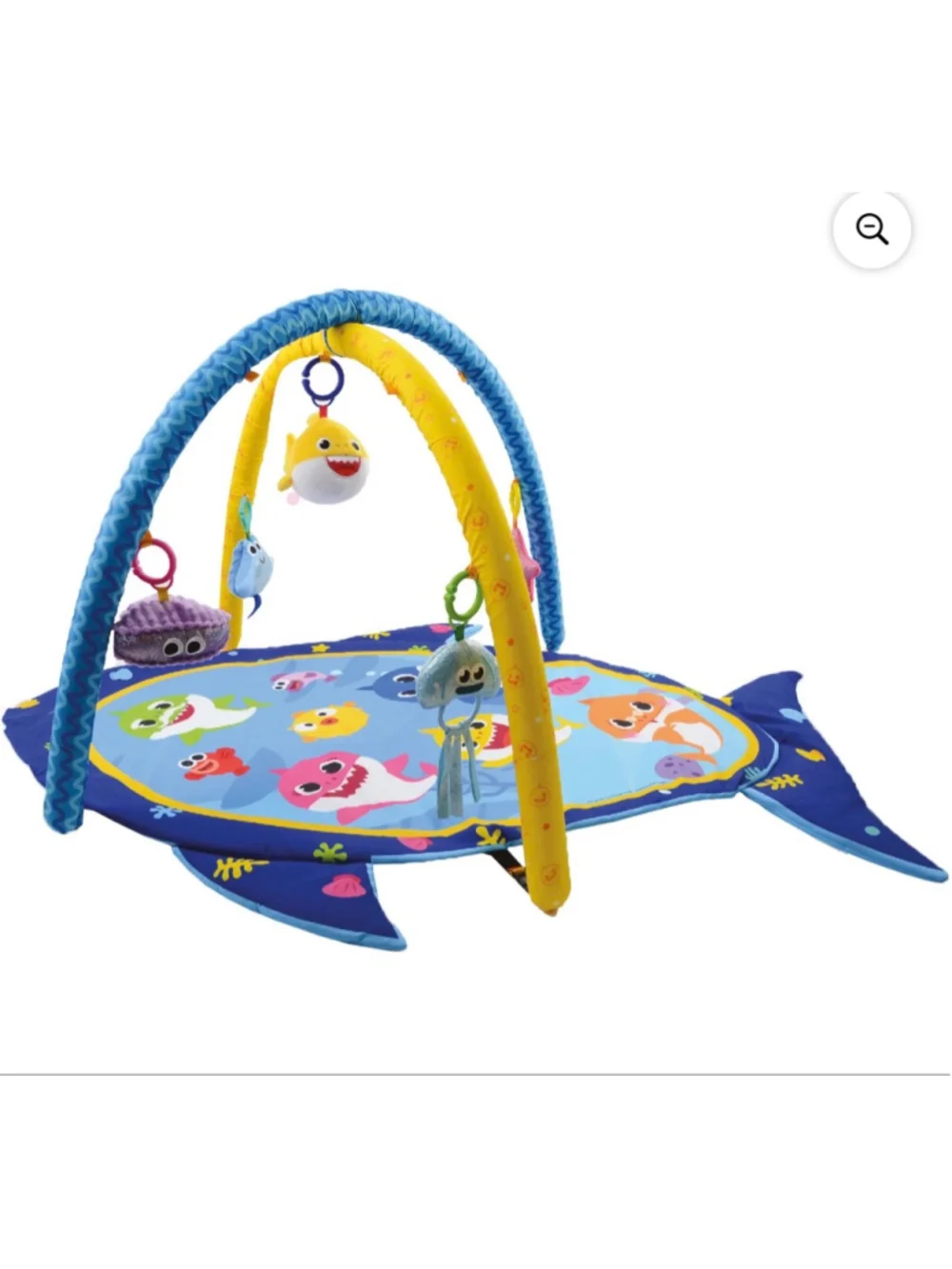 NEW Baby Nickelodeon Pinkfong Baby Shark Activity Play Mat One Size Blue Yellow